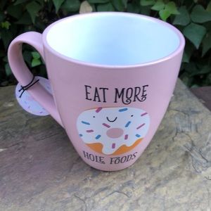 New Donut Cup Eat More Hole Foods Mug